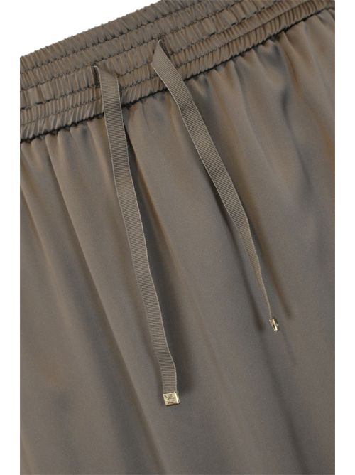 Gonna in satin Tortora Herno | GN000024D 125062600